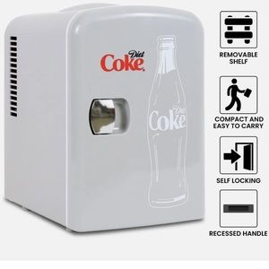 Portable mini fridge.